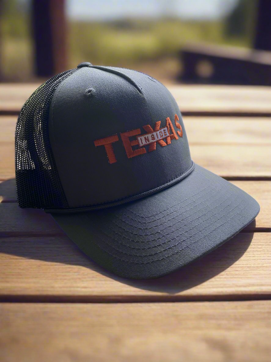 Inside Texas Logo Rope Trucker Cap