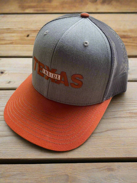 Inside Texas Logo Tri Color Trucker Cap